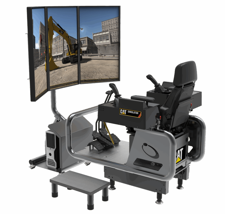 New Cat® Simulators Advanced Construction Excavator Simulator System