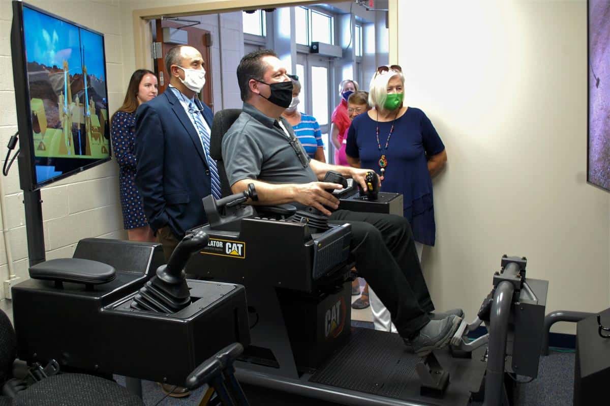 Wpcc Reveals New Heavy Equipment Simulation Lab Cat Simulators