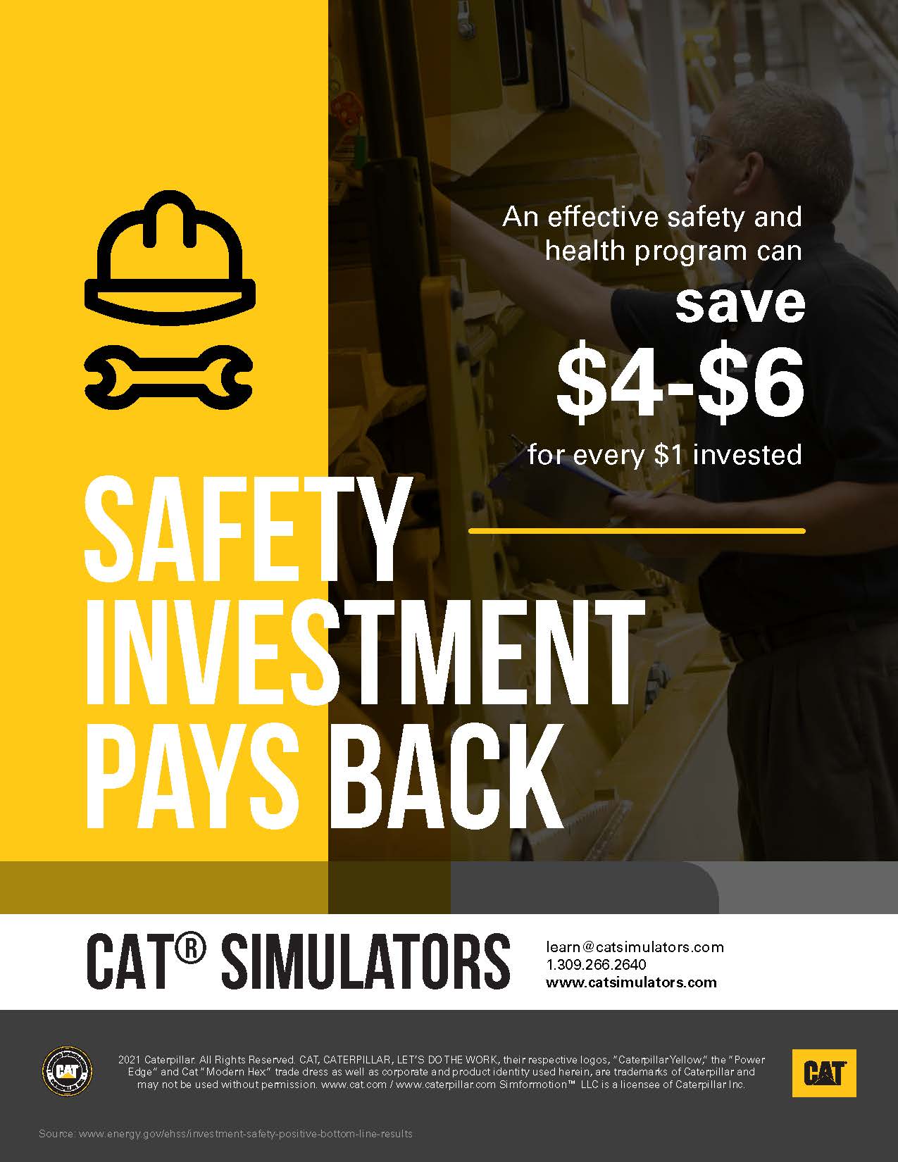 Safety Investment Pays Back CAT® SIMULATORS