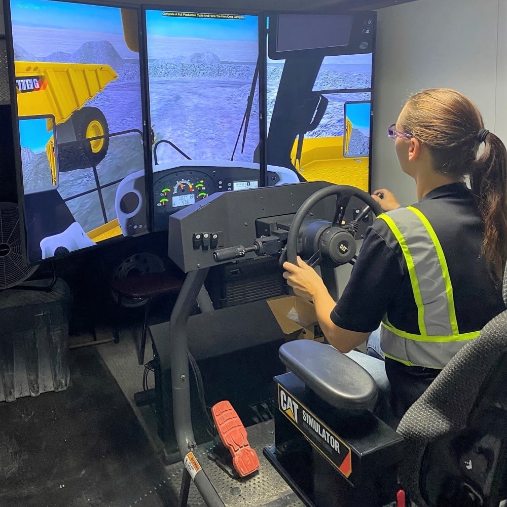 Plus efficace grâce au simulateur de camion