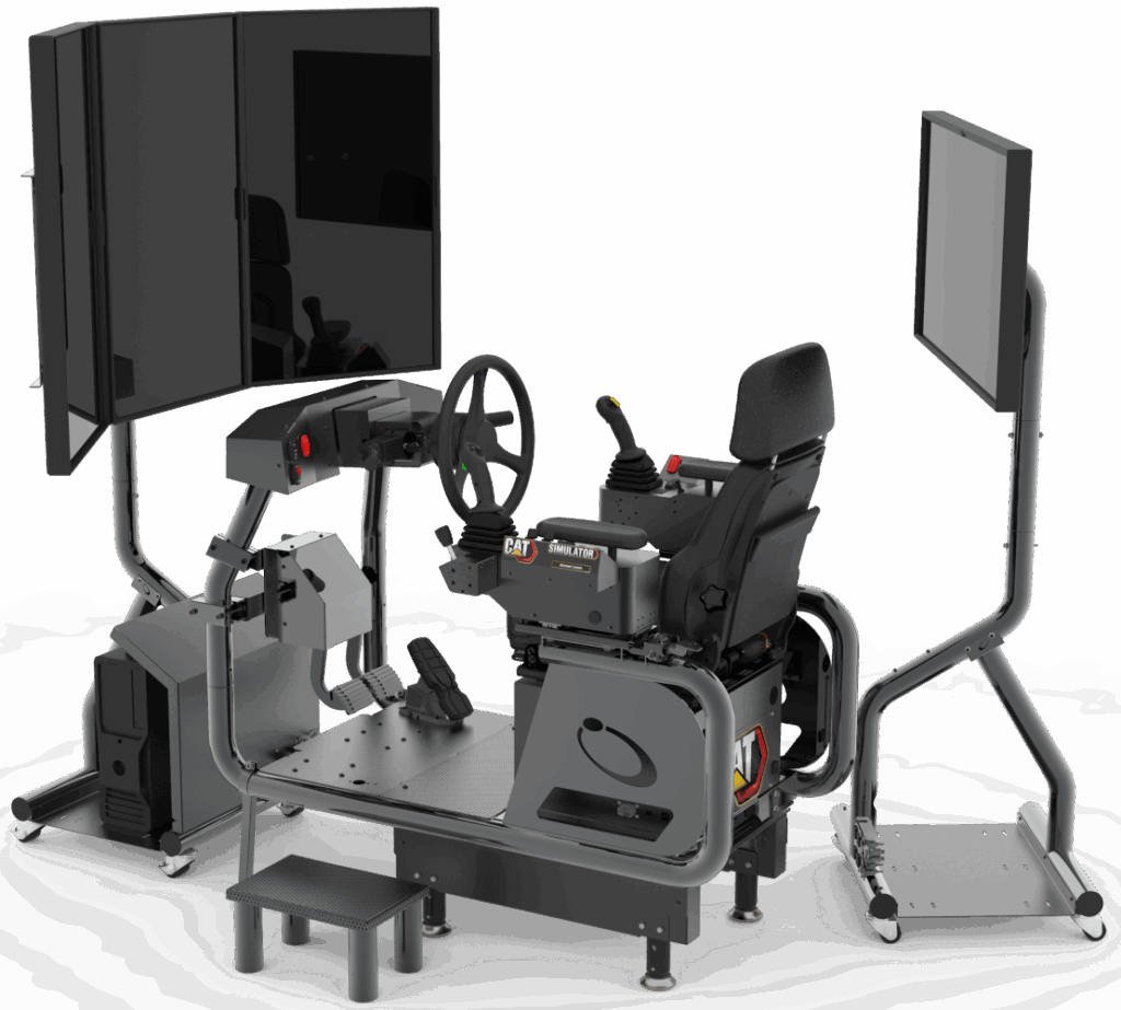 Cat® Simulators New Backhoe Loader System Trains Construction Operators Safely and Efficiently