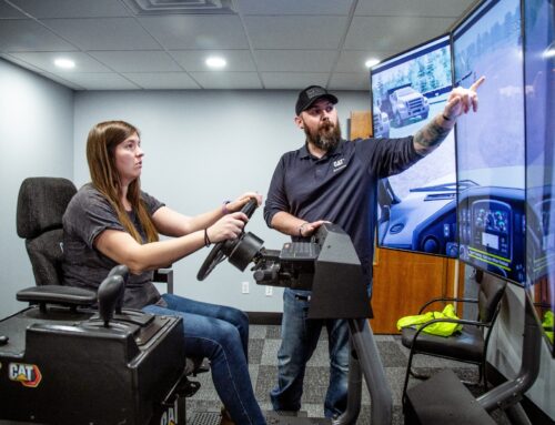 Cat® Simulators Motion System Provides Real-World Machine Behavior, Making Heavy Equipment Operating Learning More Effective and Realistic