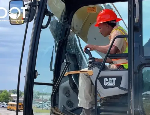 Washington County High students test heavy equipment skills with construction pros