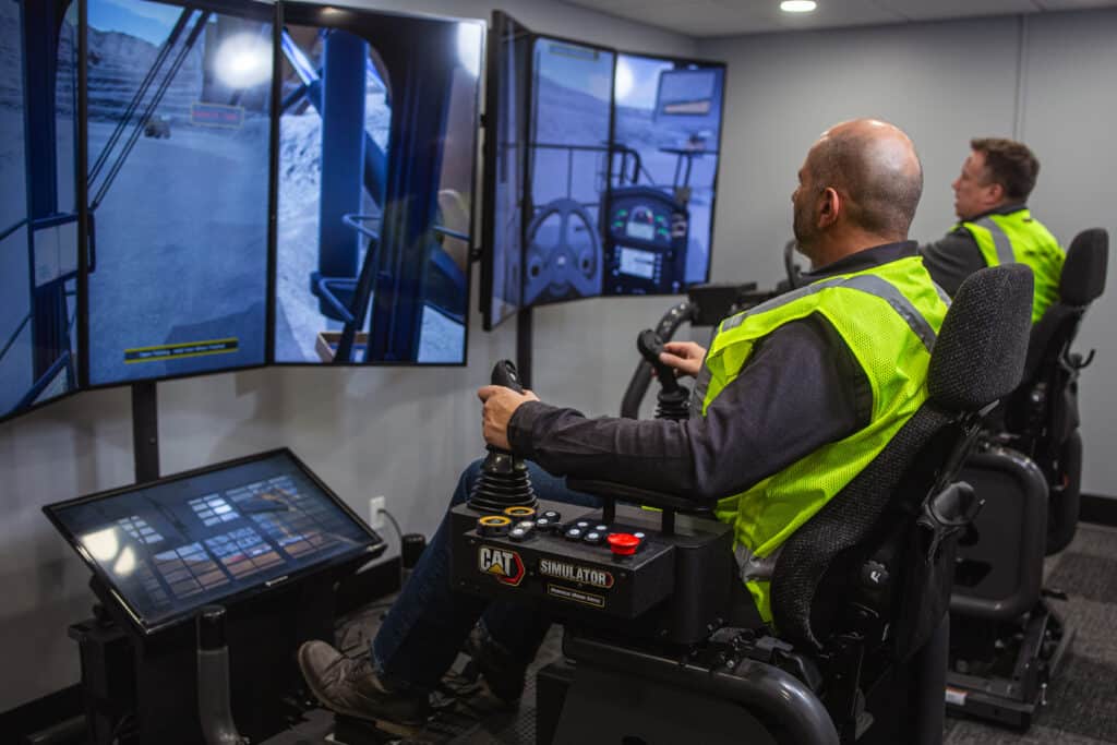 Collaborative Worksite Training for Mining