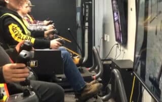 Vancouver Island University Students on Cat Simulators